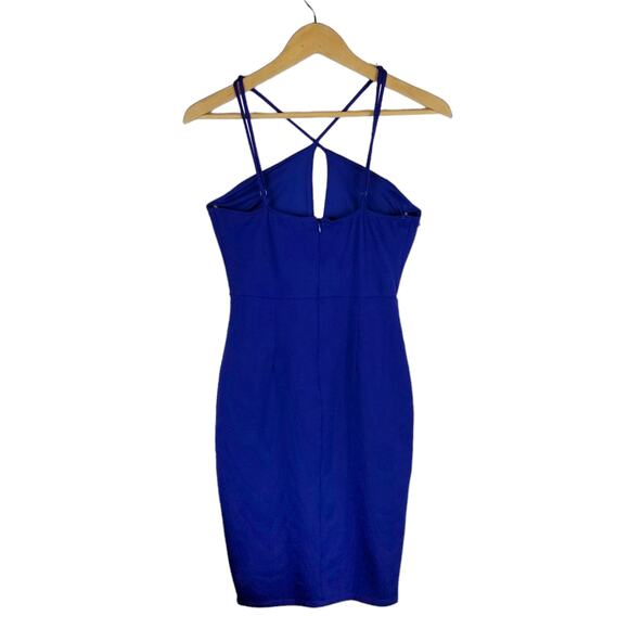 LuLu's X-Specially Enticing Royal Blue Bodycon Dress Size M Medium - Picture 4 of 7